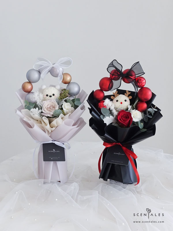 Frosty Friends Flower Bouquet