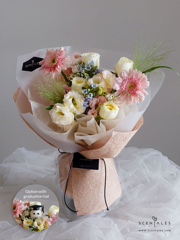 sweet-victory-fresh-flower-bouquet-04-600x800 (July Special) Sweet Victory Flower Bouquet - Image 1