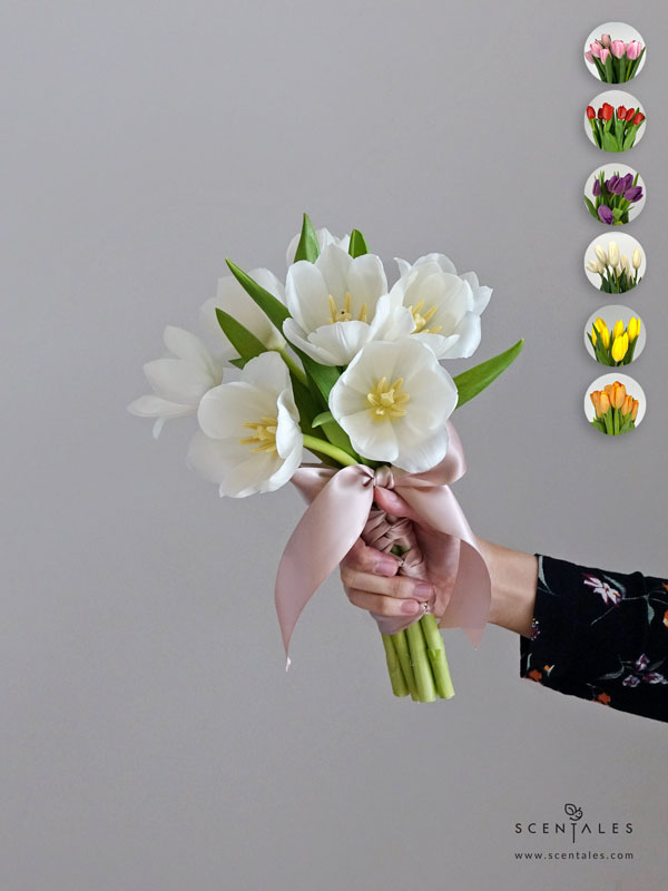tulip-fresh-flower-bridal-bouquet-03-600x800 (Pre-order) Tulip Bridal Bouquet - Image 1