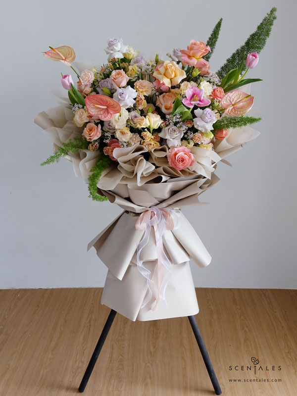 a-moment-of-grandeur-fresh-flower-stand-01-600x800 (Pre-order) A Moment of Grandeur Opening Flower Stand 开张花 - Image 1