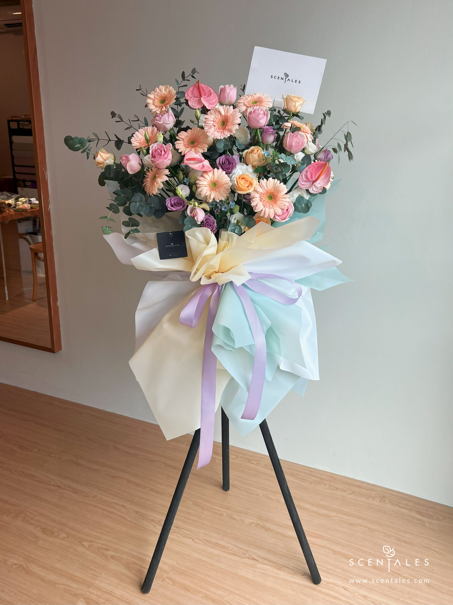 blooming-beginnings-opening-flower-stand-01-600x800 (Pre-order) Blooming Beginnings Opening Flower Stand 开张花 - Image 1