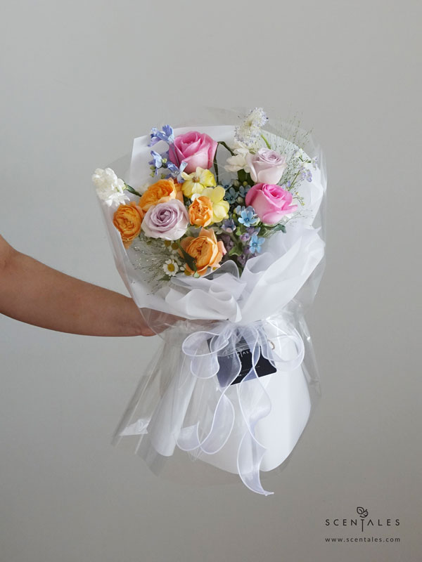 galaxy-garden-fresh-flower-bouquet-03-600x800 (Aug Special) Galaxy Garden Flower Bouquet - Image 3